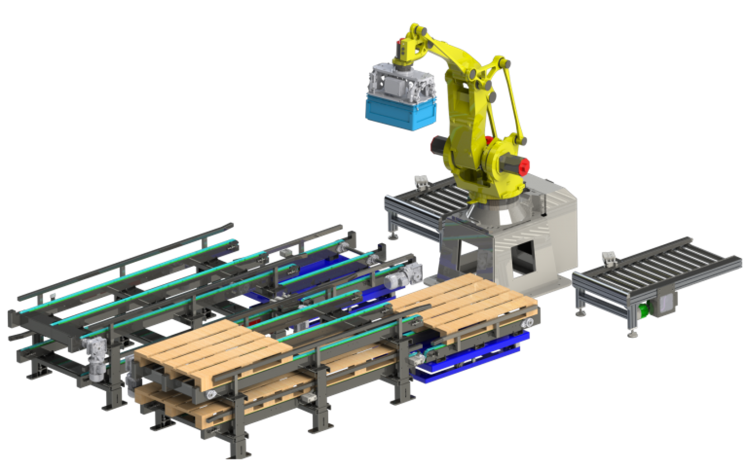 Sistema de paletizado robotizado PALROB